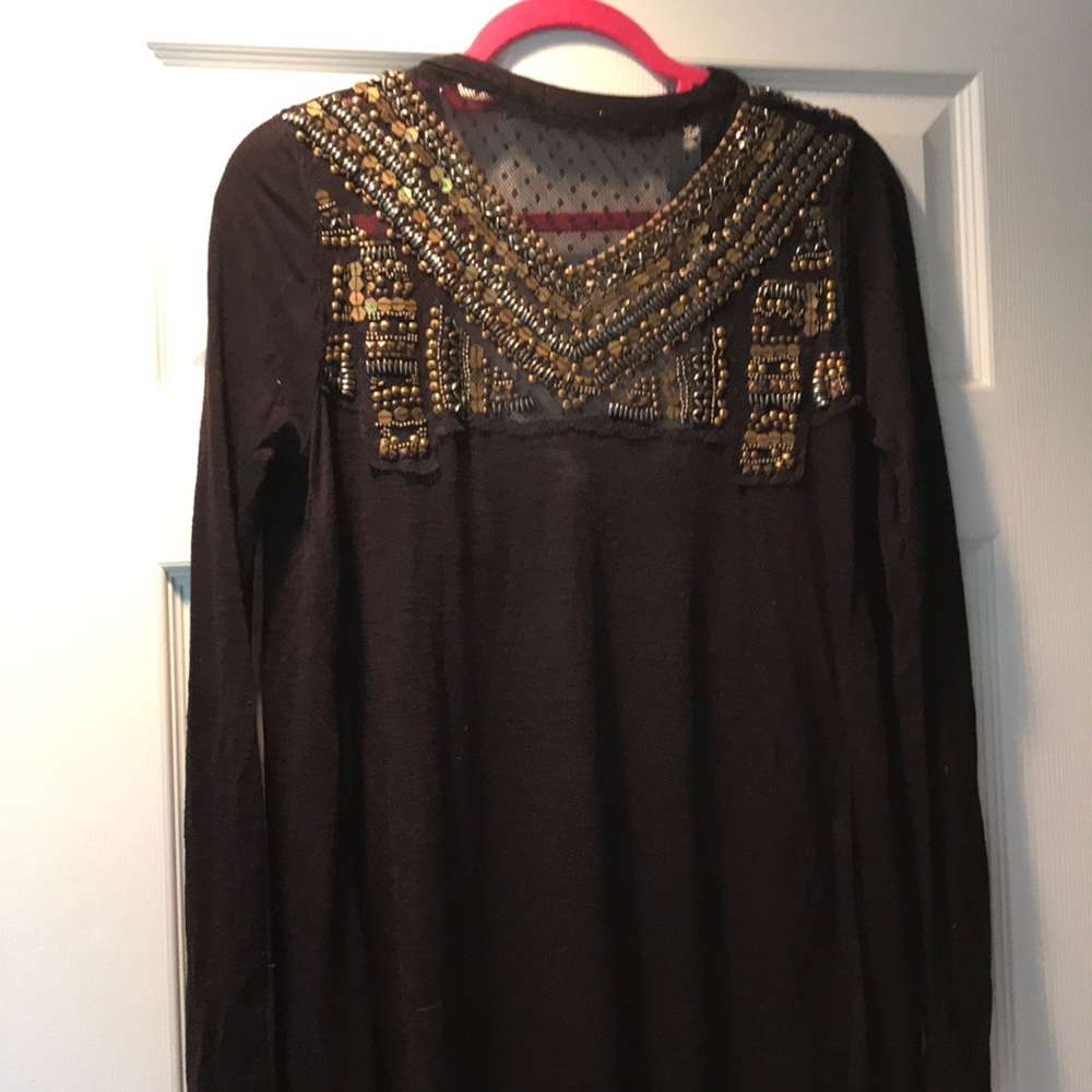 Duster cardigan with Jewel details